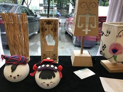 扎染燈飾毛編 四川婦聯&ldquo;春蕾綻放-女大學生創業微計劃&rdquo;成果展示來了